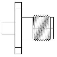Amphenol SV Microwave SF1533-6002 RF Connectors / Coaxial Connectors SVK PNL MNT JK .085 S/R CBL