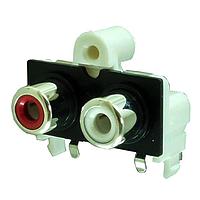 Kobiconn 156-4218-E RCA Phono Connectors RCA Phono Jack Red, White