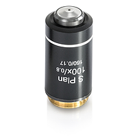 KERN OBB-A1442 Achromatic objective lens, 100 x, E-Plan /0,8 (dry) (sprung) W.D. (0,15 mm)