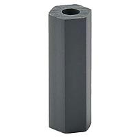 Essentra Components HS-6-14 Hex Spacer,Hex,#6 ST Scr,Grey,1-3/4 in Lg