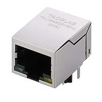 Taoglas TMJG4926HENL Magnetic Jack RJ45 ICM, 1G Base-T, 1x1, Short Body, Tab Down, 10 pin THT, 3Wire+T, Shielded, LED, PoE++(720mA), Industrial grade