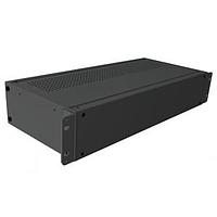 Hammond Manufacturing RMCV19038BK1 Instrument Rackmount Chassis 3.5 x 17 x 8" Vented