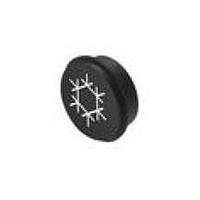 EAO 09-0S12.0027 Keypad Symbol Insert 09.Caps Color Black.Backlight Color White.0027, cooling, air conditioning