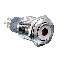 Bulgin MP0045/1D1BL220S Anti-Vandal Switches Vandal BL LED 220VDC Monent Act Flat pro