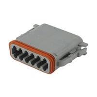 DEUTSCH - TE Connectivity DT06-12SA-C015 12-Way SZ 16 DT 12 WAY PLUG W/REDUCED WIRE SEAL