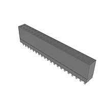 Samtec ESW-120-12-L-D-LL Stackthrough .100" Elevated Socket Strip