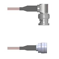 Amphenol Custom Cable Q-0F056000H120i RF Cable Assemblies BNC-RP/TNC-SP G142 120I