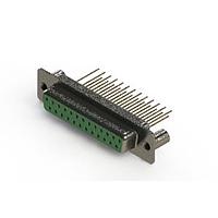 EDAC 628-M25-223-GN3 D-Sub Connectors - Standard Density Vertical Machined D-Sub Connector