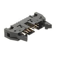 AMP Connectors - TE Connectivity 5499345-3 Shrouded A/L UNIV HDR 16P RA SHT LAT