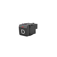 EAO 09-410005.1S0012 Automotive Switches UPB; I/O; Namur; 12V; Code 3; Firm haptic; white symbol illumination; no status indicator ; Letter D symbol