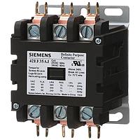 SIEMENS 42EF35AJ Electromechanical Contactors Contactor, 42DP,60A,3P,Open,24V