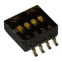 CTS Electronic Components 218-4LPST DIP Switches SPST 4 switch sections