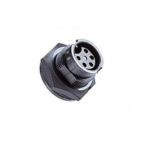 Amphenol LTW BB-03PMFP-LC7001 Standard Circular Connector Ceres, Standard Size, Plastic, 10A, 03 pins, Male Connector, Female Contact, Circular, 2 Points Lock, PCB 180, Receptacle, IP67