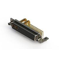 EDAC 630-43W2250-4TD Mixed Contact D-Sub Connectors Right-angle Power Combo D-Sub Connector