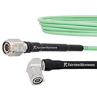 Fairview FMCA1239 Low Loss TNC Male to RA TNC Male Cable LL142 Coax and RoHS with LF Solder