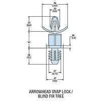Heyco 10599 PCB Support HBS6-10 NATURAL NYL PCB Support