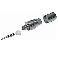 Amphenol Times Microwave Systems TC-400-SF-X RF Connectors / Coaxial Connectors SMA female (jack) crimp connector, solder pin, no braid trim