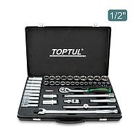 TOPTUL GCAD4103 1/2" DR. Socket Set (41pcs; 12PT)