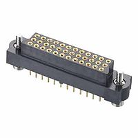 Harwin M83-LFT1F2N36-0000-000 Receptacle 3R 36P F VERT PC TAIL 3MM W/JS