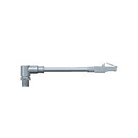 Amphenol LTW MSAS08MR-SPBML-SE010 Sensor Cables / Actuator Cables M12 Circular Metric Connector, A Code, Metal, 2A, 08 pins, Male Connector, Male Contact, M12 Right Angle-to-RJ Straight, Screw Thread, Overmolded Double Ended, Length 10000mm, IP68 / IP69K