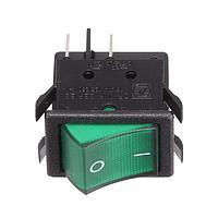 ZF Electronics WRG32F2FBGLN Rocker Switches DPST ON-OFF GRN 16A ILLUMINATED "O -"