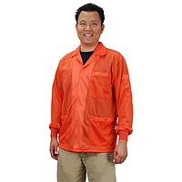 Desco 73919 Jacket with Knitted Cuffs (Orange, 6X-Large)