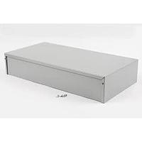 Hammond Manufacturing 1411Y Utility Utility Enclosure - 16 x 8.0 x 3.0" - Aluminum Gray