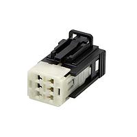 Molex 300081-7502 MX150 Pass Through Unsealed Receptacle MX150 Pass-Through Unsealed RECPT 2R 6Ckt Stackable Keying B UL 94 HB BLK Hsng