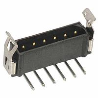 Harwin M80-8760722 Shrouded 7 POS SIL MALE R/A LATCHED TIN/LD