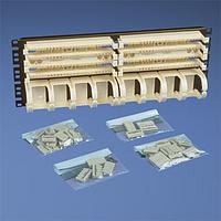 Panduit P110B1004R4WJY Racks & Rack Cabinets 110 Punchdown Kit with Bases, 4 Pair Con