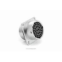Amphenol SINE Systems RT0W01626SNH03 Connectors Receptacle, Square Flange, 26 Position, Female, Shell Size 16, with Silicone Seal