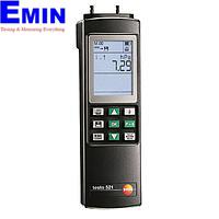 TESTO 521-2 Differential Pressure Measuring Instrument (±0.1% of fsv; 0~100 hPa)