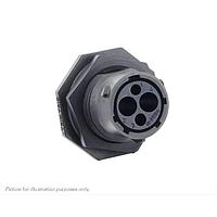 Eaton Souriau-Sunbank UTSX7102W2S Receptacles Jam nut receptacle, without backshell, for 4 female contacts, IP68/69K
