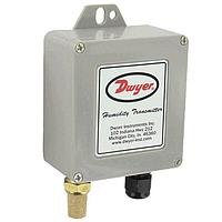 Dwyer WHT-320 Outdoor Humidity/Temp Transmitter, 4-20 mA or 0-10 Vdc Outputs (Capacitive Polymer humidity sensor, 140 °F)
