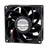 Same Sky (formerly CUI Devices) CFM-9232B-230-398 Axial dc axial fan, 92 mm square, 32 mm, 21.6-26.4 Vdc, 4.8 W, 3000 RPM, 61.67 CFM, AR
