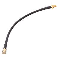 Banner Engineering BWC-1MRSFRSB0.2 RF Cable Assemblies Cable Antenna RG58; RP-SMA TO RP-SMA Female Bulkhead; 0.2 m