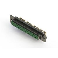 EDAC 622-M37-360-GN2 D-Sub Connectors - Standard Density EDAC Right Angle D-Sub Connector