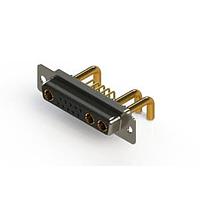 EDAC 630-13W3250-3T1 Mixed Contact D-Sub Connectors Right-angle Power Combo D-Sub Connector
