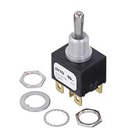 OTTO T7-221G1 Toggle Switches (ON) OFF ON 2 Pole Standard Bat Handle