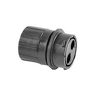 Amphenol SINE Systems RTS1BS18N2PHEC03 Receptacles Receptacle, Inline, 2 Position, Male, Shell Size 18, Silicone Seal, and End Cap with Individual Wire Sealing