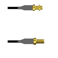 Amphenol Custom Cable Q-2Y02Z0008024i RF Cable Assemblies SMA-SJB/SMA-SJ RG58 24I