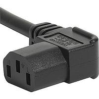 Schurter 6004.0225 AC Power Cord 10A/250VAC C13 EU POWER CORD ANGLED