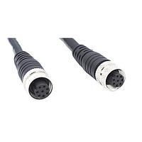 NorComp CCA-000-M02R211 Sensor Cables / Actuator Cables M12 8p Female/Female straight/straight 2m