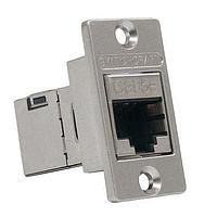 Switchcraft NHRJ45D5ES Modular RJ45 FT NarrowPnlMnt Conn CAT5E Shielded