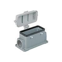 HARTING 09300101261 Housings SURFACE MOUNTING HSG HAN 10B 2 SIDE ENTRY