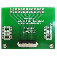 Newhaven Display NHD-FFC26 Adapter Boards 26 pin FFC-thru hole adptr