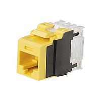 Panduit NK6X88MYL Wire Ducting & Raceways Category 6A NetKey Punchdown Module, YL