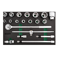 TOPTUL GVD2010 Socket Set (20 pcs)