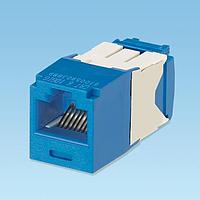 Panduit CJ6X88TGBU-C Modular Connectors / Ethernet Connectors Mini-Com Module, Cat 6A, UTP, 8 pos 8 wi