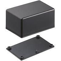 Bud Industries CUR-793 Utility Utilibox Style E Plastic Utility Box with Recessed Cover (4.1 X 2.2 X 2 In)